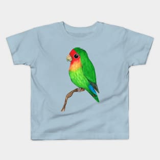 Very cute peach faced lovebird Kids T-Shirt